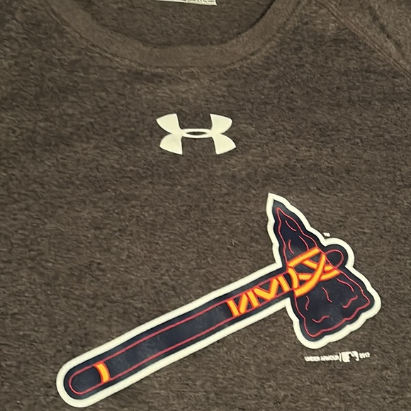 Under Armour Atlanta Braves Dri Fit Tshirt - Picture 2 of 5